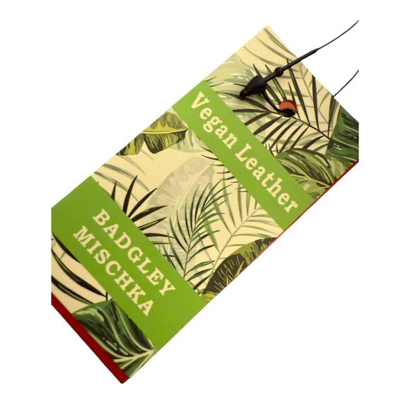 Badgley Michka Black Quilted Vegan Leather Pearl Embellished Chain Crossbody - Picture 8 of 9